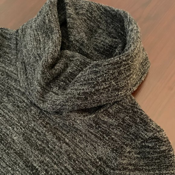 Old Navy Cowl Neck Sweater Dress, Size Medium, Dark Gray - Picture 3 of 4